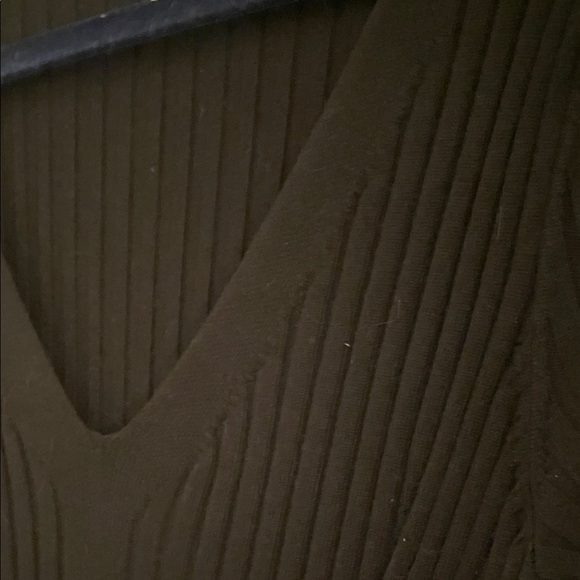 Little black ribbed stretchy dress - Picture 3 of 4